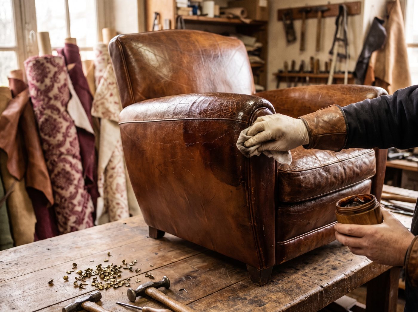 Restauration de cuir – Maison Chevalier
