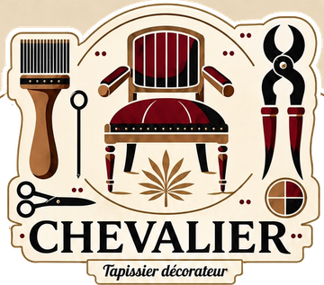 Logo Maison Chevalier, tapissier décorateur